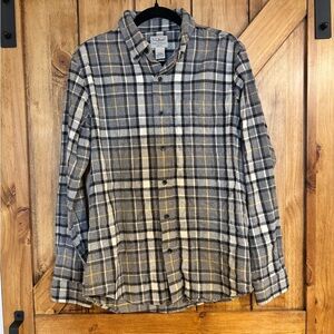 L.L. Bean Men’s Shirt Medium Flannel Slimfit Button Down